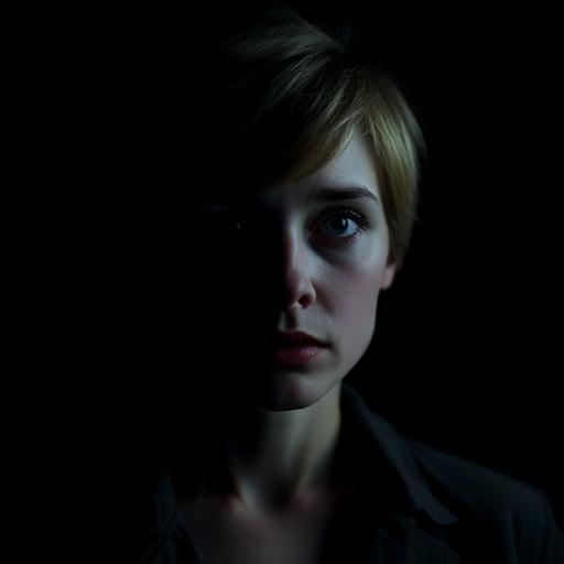 Fictional dossier portrait — Investigator A.